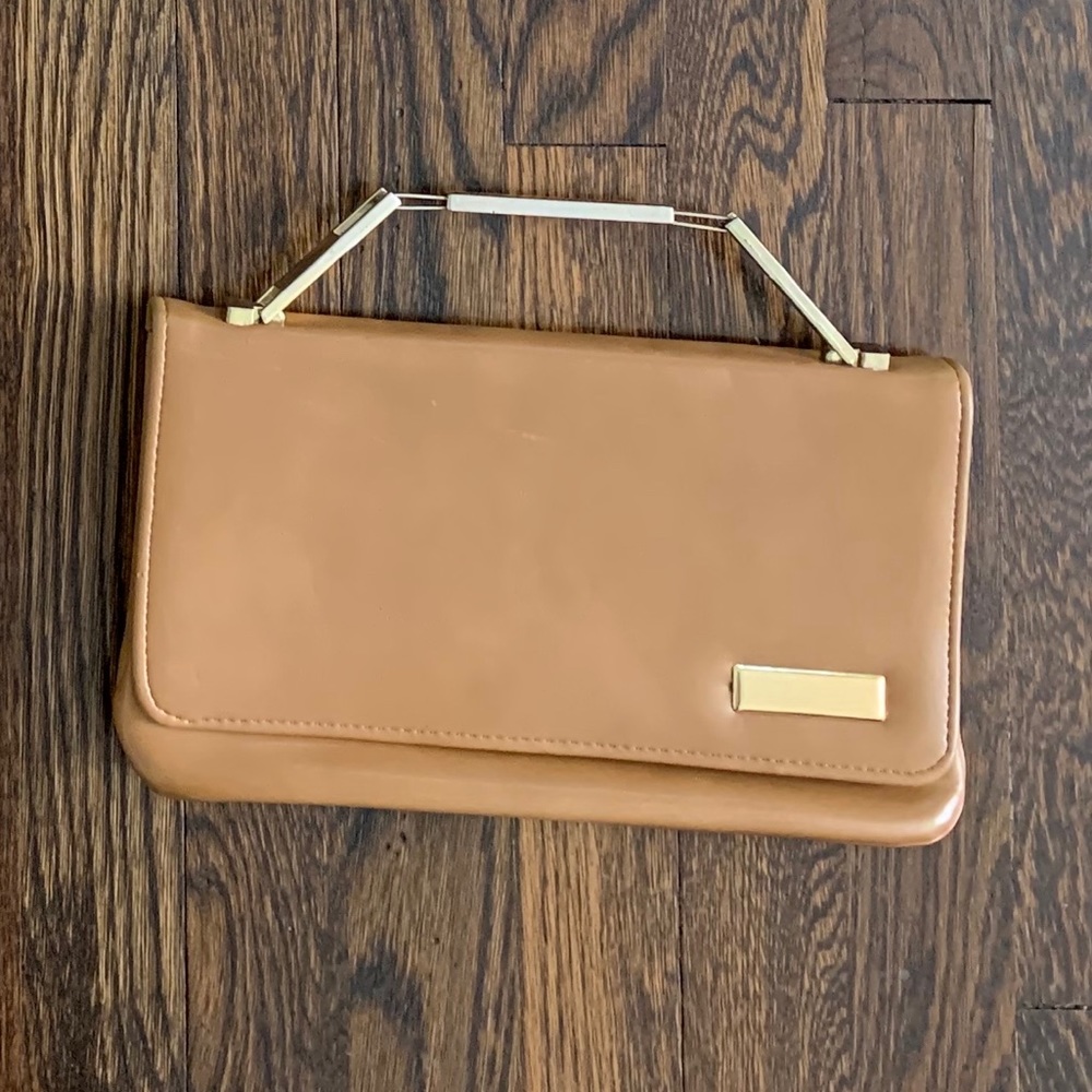 Vintage leather clutch